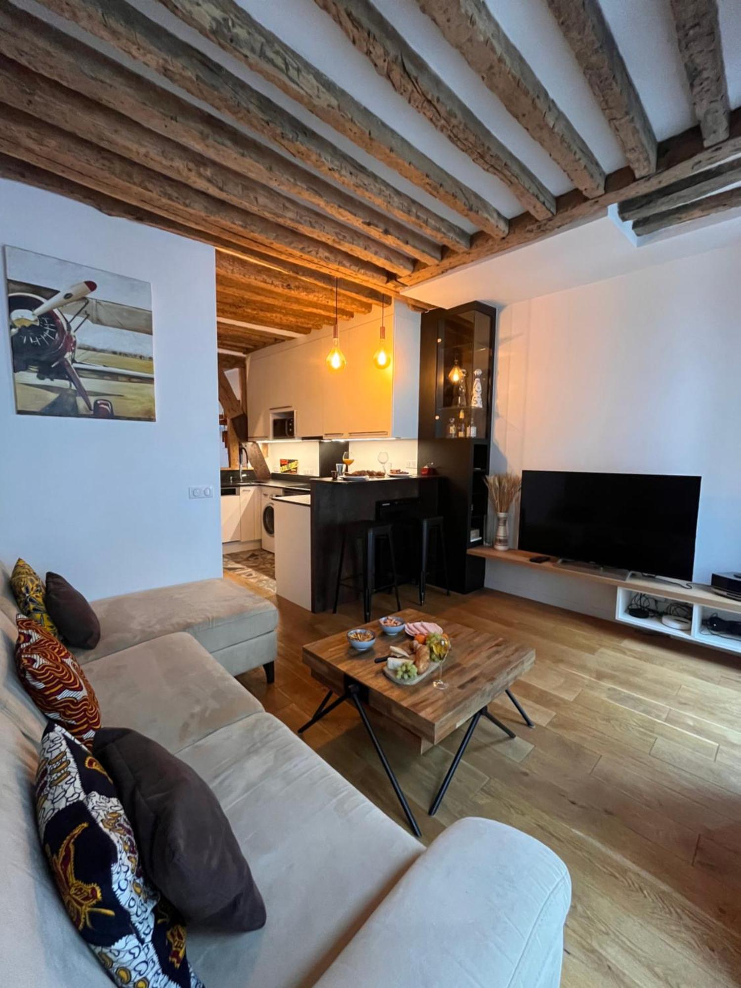 Appartement A Saint-Paul En Plein Coeur Du Marais 4 Pers Paříž Exteriér fotografie